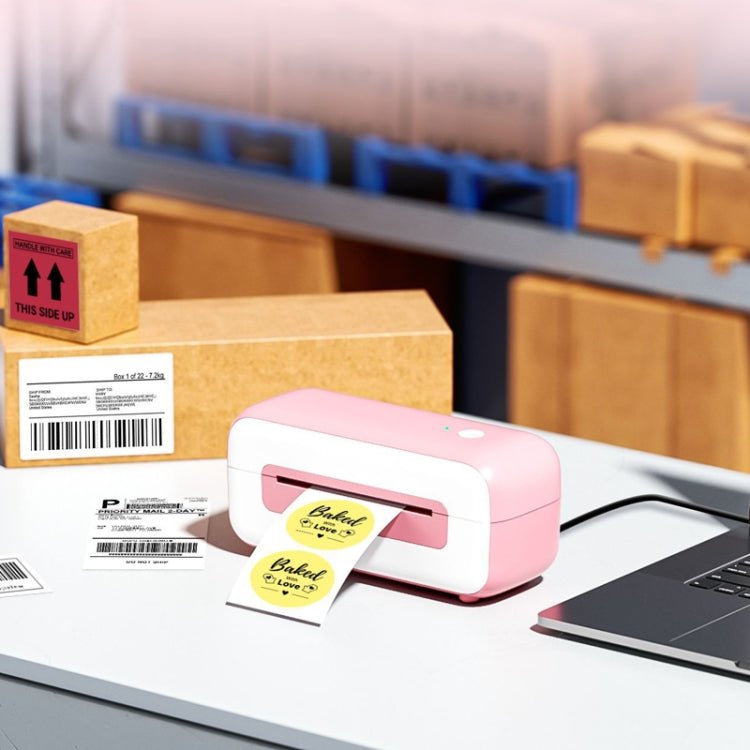 Phomemo PM246S Address Label Printer Thermal Paper Express E-Manifest Printer, Size: EU(Purple) Secondary image