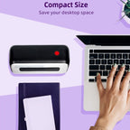 Phomemo PM246S Address Label Printer Thermal Paper Express E - Manifest Printer, Size: US(Black White) - British D'sire