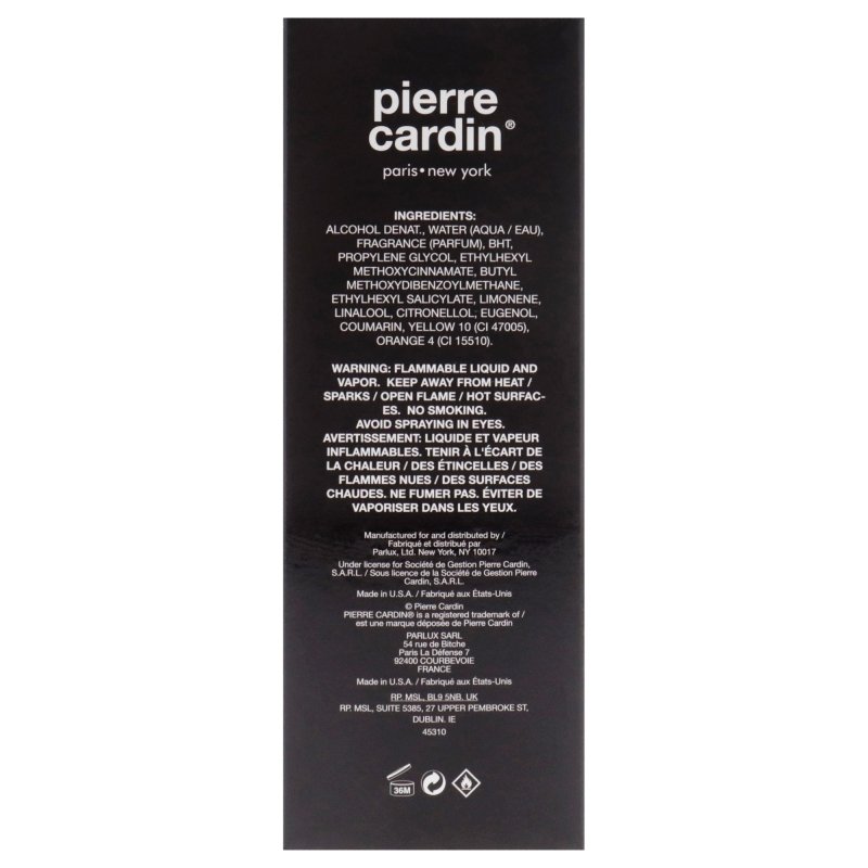 Pierre Cardin by Pierre Cardin for Men - 8 oz EDC Spray - EDC Spray - British D'sire