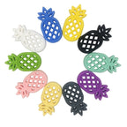Pineapple Silicone Teether Babies Teething Pendant Nursing Soft Silicone Safe Toys for Soothe Teething Baby(Grey) - British D'sire