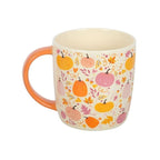 Pink and Orange Pumpkin Print Mug - Coffe Mug - British D'sire