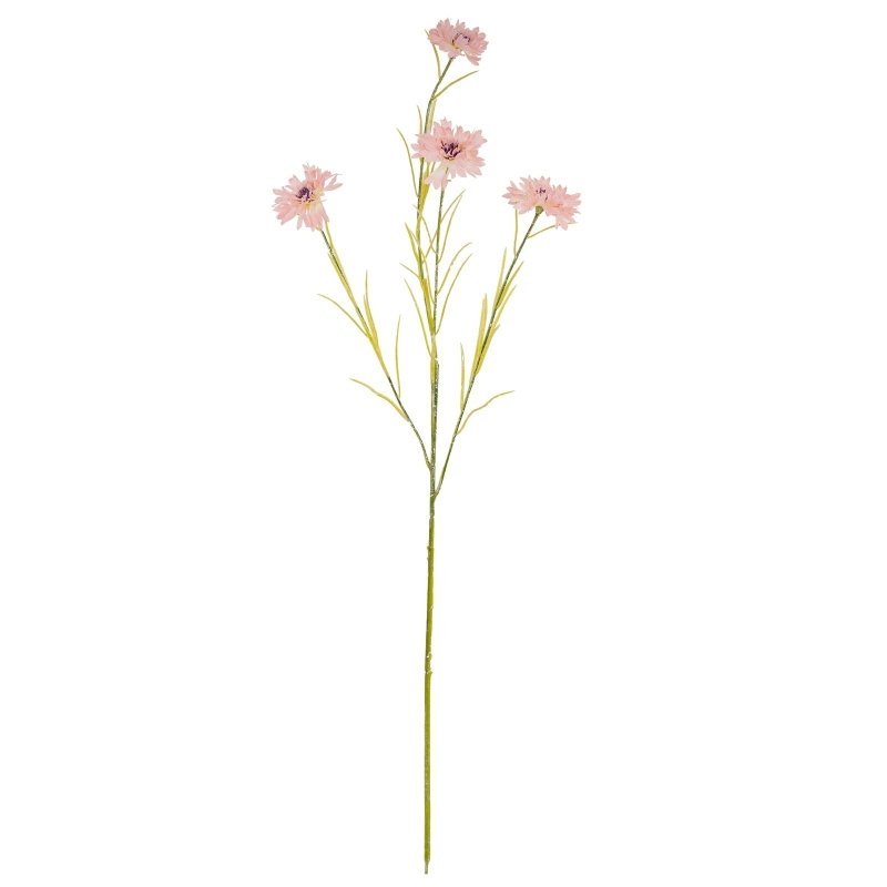 Pink Cornflower Stem Artificial Flower Stem - Artificial Flowers & Stems - British D'sire