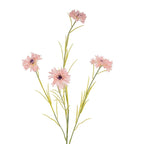 Pink Cornflower Stem Artificial Flower Stem - Artificial Flowers & Stems - British D'sire