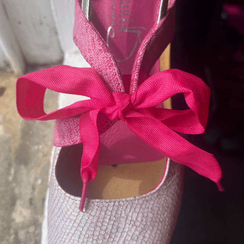 Pink Ribbon – Interchangeable Shoe Ribbon - Accessories - British D'sire