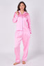 Pink Satin Pj Set - Loungewear - British D'sire