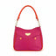 Bella - Fuchsia tumbled leather mini bag