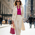 Bella - Fuchsia tumbled leather mini bag