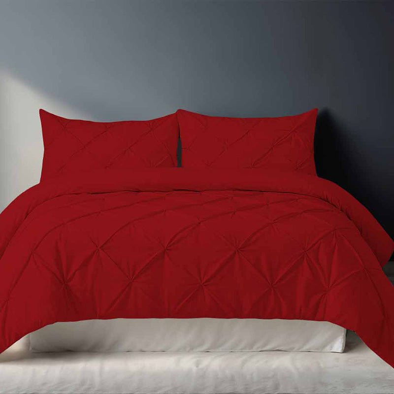 Pintuck Duvet Cover Set - British D'sire