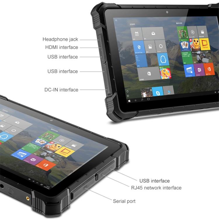 PiPo X4 10.1 inch IP67 Rugged Tablet PC, 12GB+256GB, Windows10 Intel Alder Lake N100 Quad Core, US Plug - British D'sire