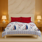Pirate Duvet Cover Set Adventure Themed Bedding with Pillowcases - Double - Black - British D'sire