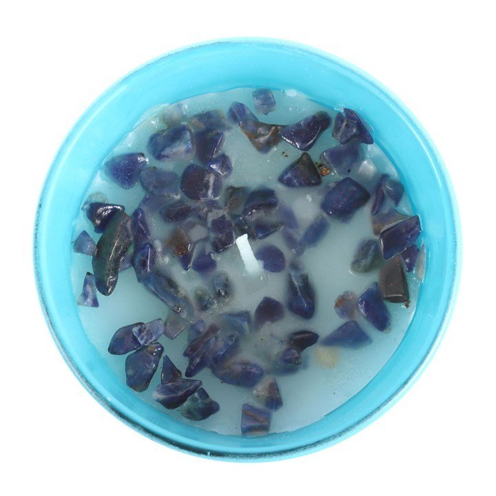 Pisces Gardenia Gemstone Zodiac Candle - British D'sire