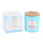 Pisces Gardenia Gemstone Zodiac Candle - British D'sire