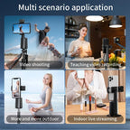 Pixel A200 Auto Tracking Gimbal Stabilizer 360 Degree Rotation Selfie Stick With Fill Light Set 2 - British D'sire