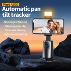 Pixel A200 Auto Tracking Gimbal Stabilizer 360 Degree Rotation Selfie Stick With Fill Light Set 2 - British D'sire