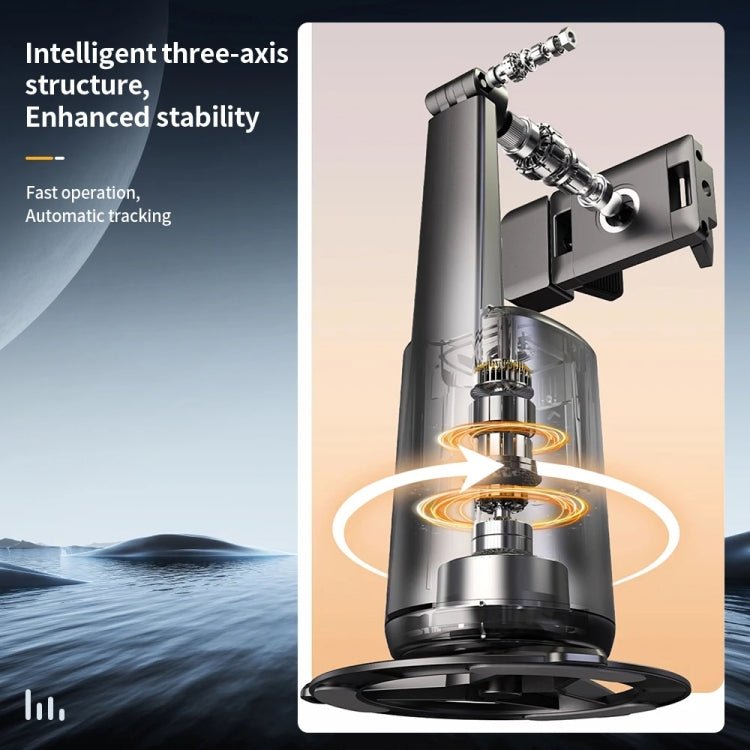 Pixel A200 Auto Tracking Gimbal Stabilizer 360 Degree Rotation Selfie Stick With Fill Light Set 3 - British D'sire