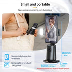 Pixel A200 Auto Tracking Gimbal Stabilizer 360 Degree Rotation Selfie Stick With Fill Light Set 3 - British D'sire