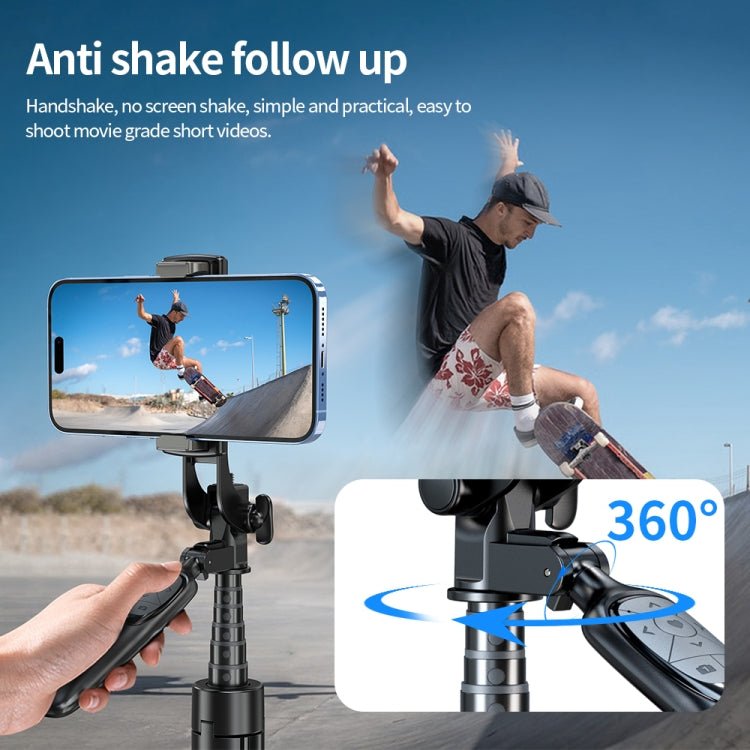 Pixel ST2 1.6m Anti Shake Selfie Stick Head Tripod Handheld Portable Folding Remote Control Outdoor Photo Stands(With Bluetooth Remote Control) - British D'sire