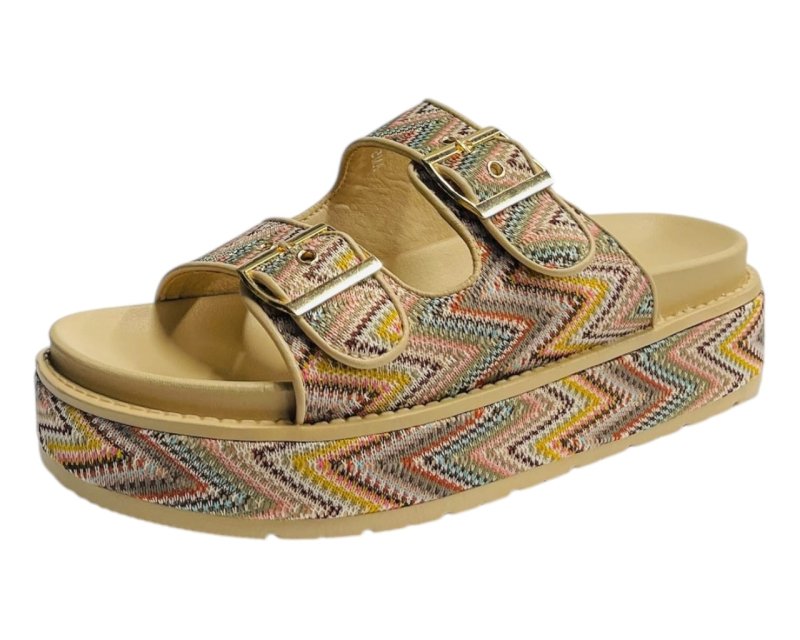 Platform Buckle Strap Sandals - Sandals - British D'sire
