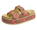 Platform Buckle Strap Sandals - Sandals - British D'sire