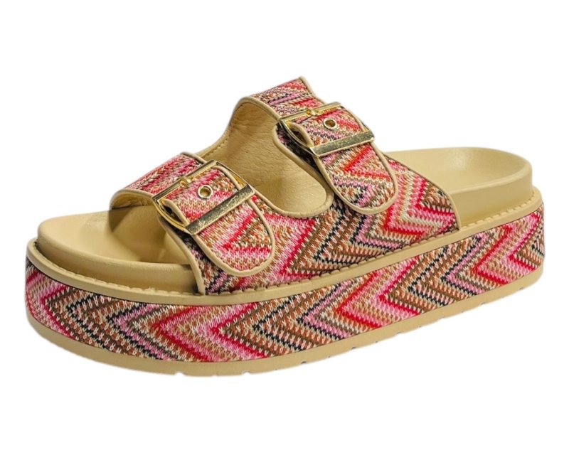 Platform Buckle Strap Sandals - Sandals - British D'sire