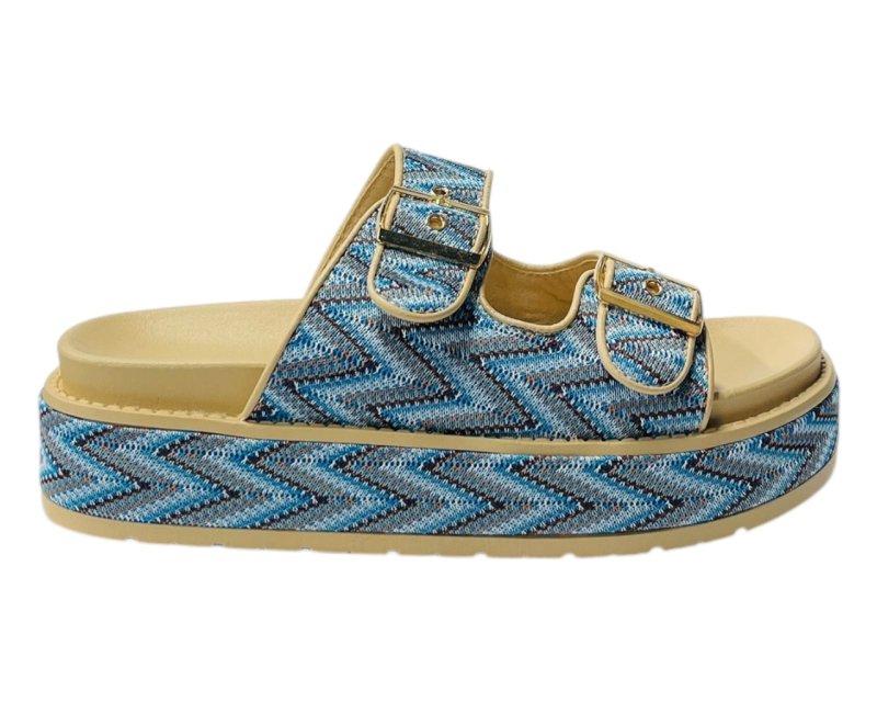Platform Buckle Strap Sandals - Sandals - British D'sire