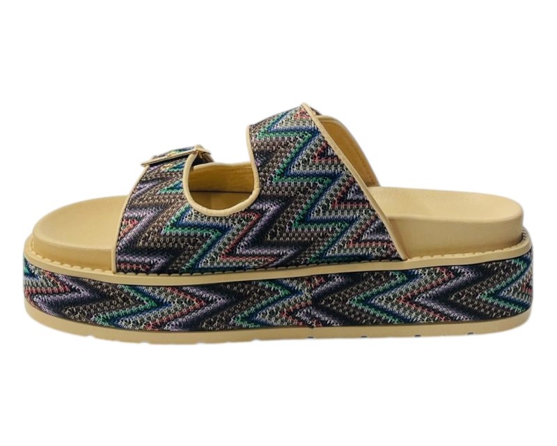 Platform Buckle Strap Sandals - Sandals - British D'sire