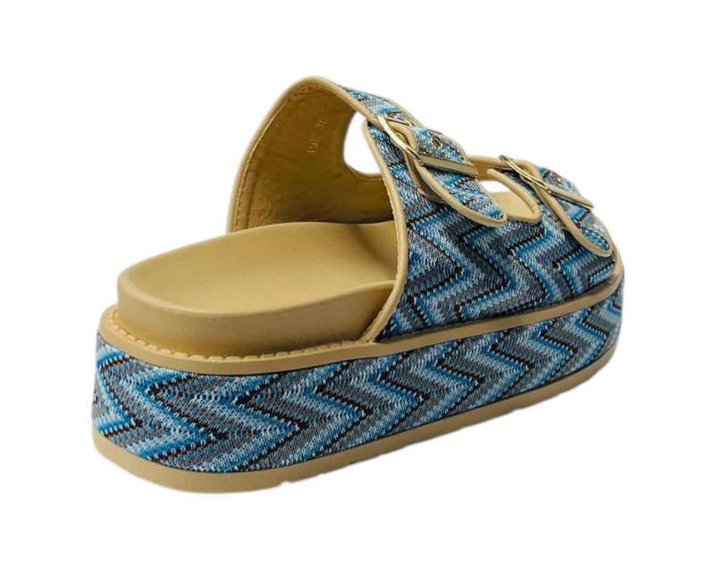 Platform Buckle Strap Sandals - Sandals - British D'sire