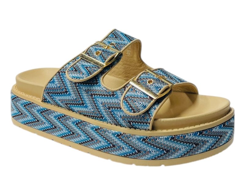 Platform Buckle Strap Sandals - Sandals - British D'sire