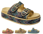 Platform Buckle Strap Sandals - Sandals - British D'sire