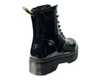Platform Faux Leather Ankle Boots - Boots - British D'sire