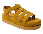 Platform Padded Strappy Sandals - Sandals - British D'sire