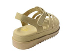 Platform Padded Strappy Sandals - Sandals - British D'sire