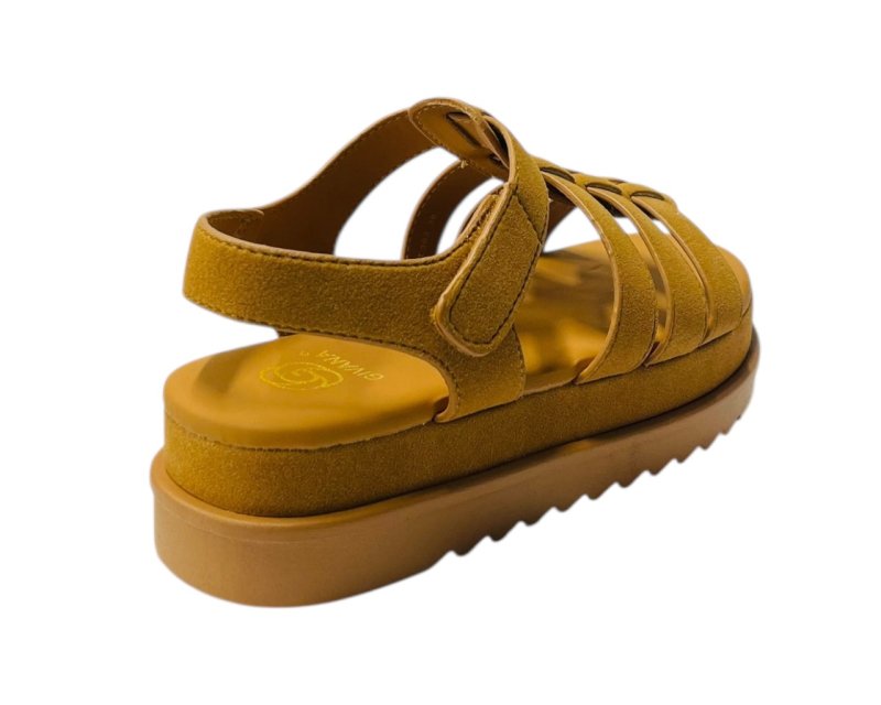 Platform Padded Strappy Sandals - Sandals - British D'sire