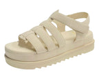 Platform Padded Strappy Sandals - Sandals - British D'sire