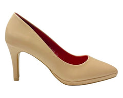 Pointed Toe Stiletto Heel Court Shoes - Court Shoes - British D'sire