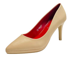Pointed Toe Stiletto Heel Court Shoes - Court Shoes - British D'sire