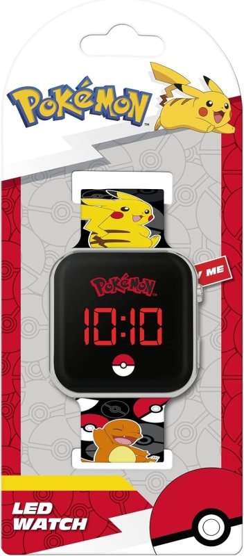 Pokemon Boy's Digital Quartz Watch with Silicone Strap POK4322 - Kids watches - British D'sire