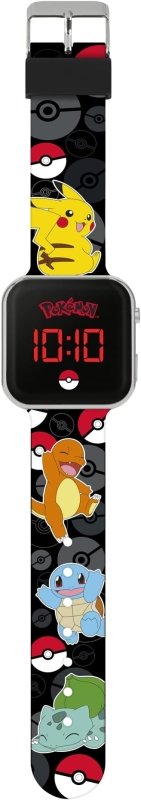 Pokemon Boy's Digital Quartz Watch with Silicone Strap POK4322 - Kids watches - British D'sire