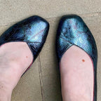 Polo - Blue metallic - Low Heel - British D'sire