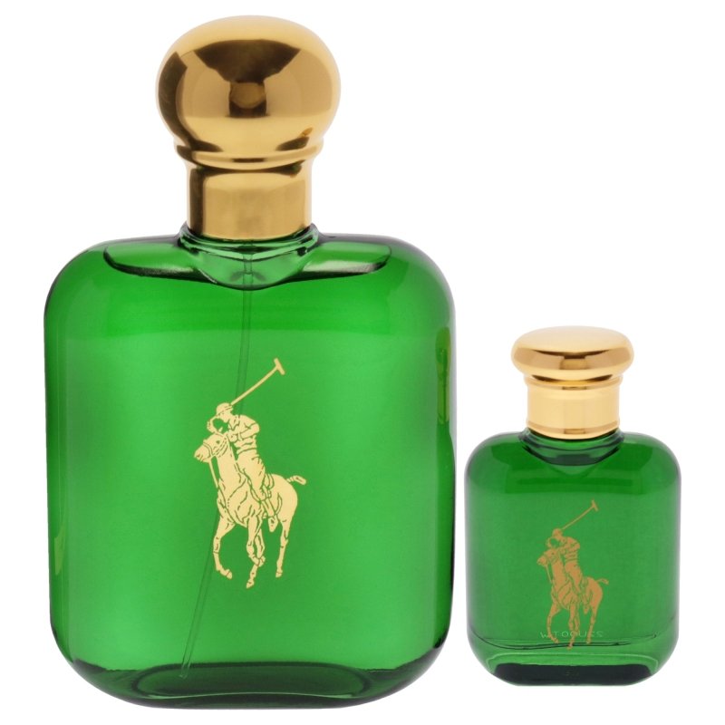 Polo Green by Ralph Lauren for Men - 2 Pc Gift Set 4oz EDT Spray, 0.5oz EDT spray - 4oz EDT Spray, 0.5oz EDT spray - British D'sire