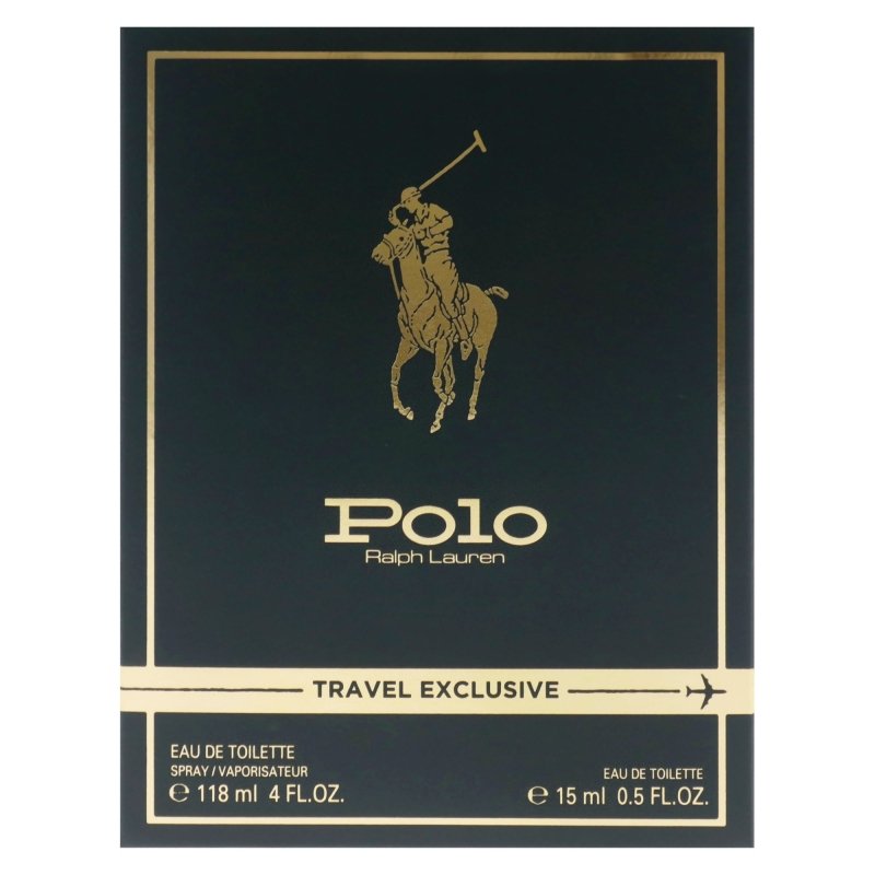 Polo Green by Ralph Lauren for Men - 2 Pc Gift Set 4oz EDT Spray, 0.5oz EDT spray - 4oz EDT Spray, 0.5oz EDT spray - British D'sire