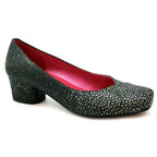 Polo - Grey Stingray Low heel shoe - Low Heel - British D'sire
