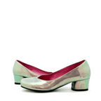 Polo - iridescent Low heel shoe - Low Heel - British D'sire