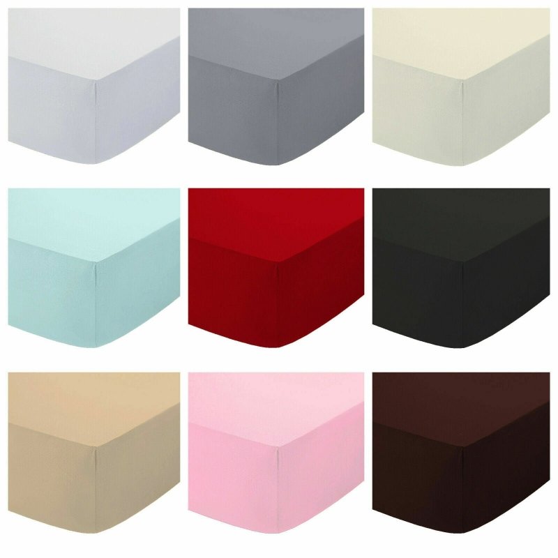 Poly Cotton Fitted Bed Sheets And Pillowcases - Home, Furniture & DIY:Bedding:Sheets - British D'sire
