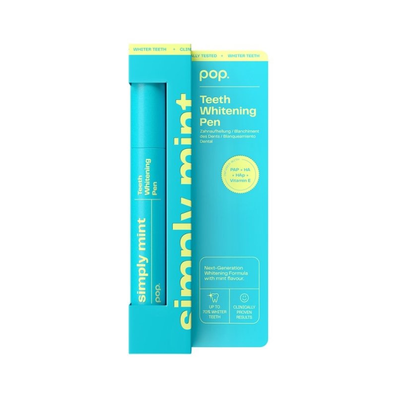 POP. Teeth Whitening Pen - Simply Mint - Teeth Whitening Pen - British D'sire Main image