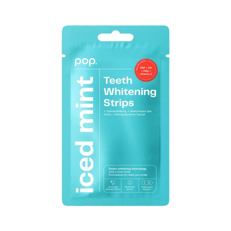 POP Teeth Whitening Strips - Iced Mint - Teeth Whitening - British D'sire
