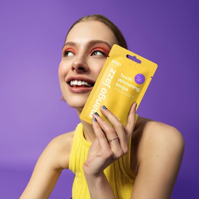POP Teeth Whitening Strips - Mango Jazz - Teeth Whitening - British D'sire