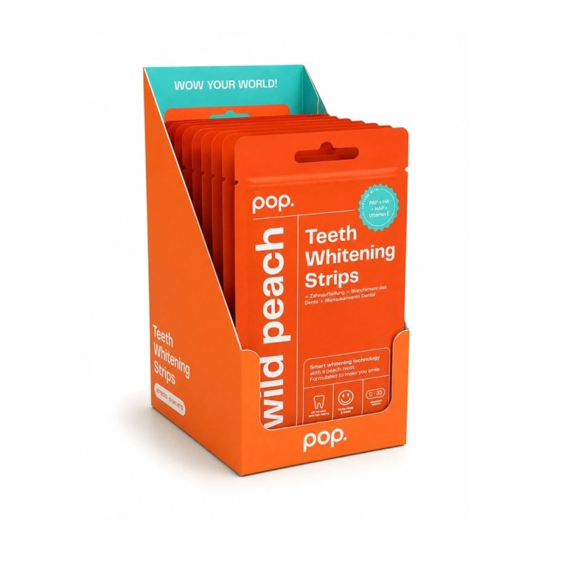 POP Teeth Whitening Strips - Wild Peach Secondary image