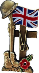 Poppy Badges and Pins 2024 Remembrance Day Lest We Forget Poppy Pin Badge Brooch - Brooches & Pins - British D'sire