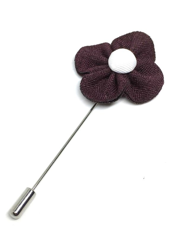 Poppy Lapel Pin, Purple - All Products - British D'sire